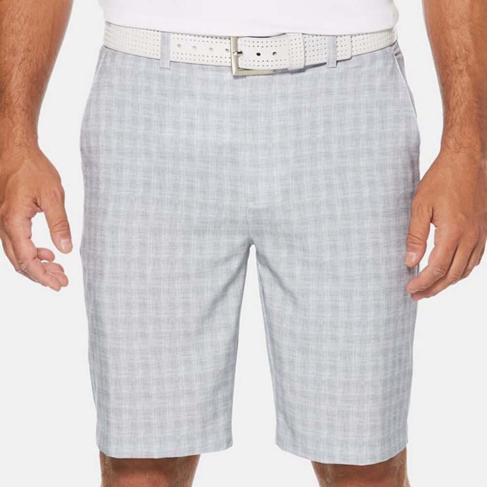 PGA Tour Men's Heathered Grid Golf Shorts Size 32